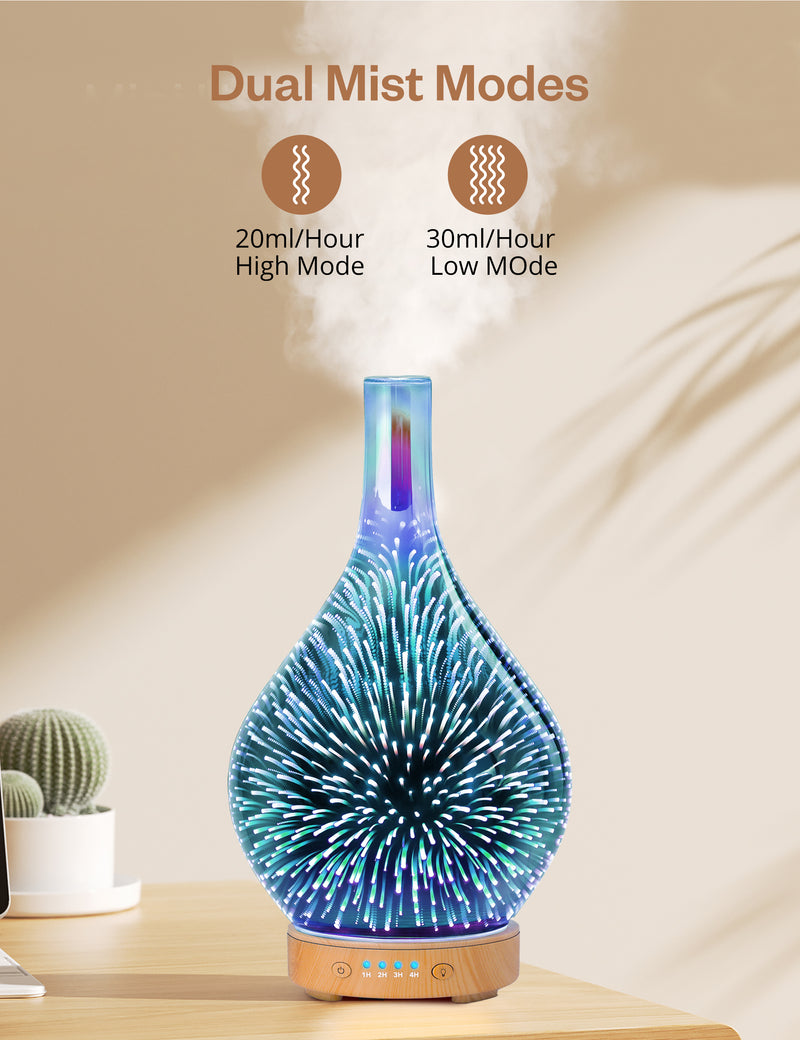 Anjou 3D Glass Essential Oil Diffuser AJ-ADA022