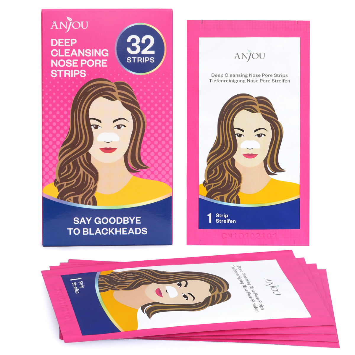 32 Strips Blackhead Removing Pore Strips Anjou